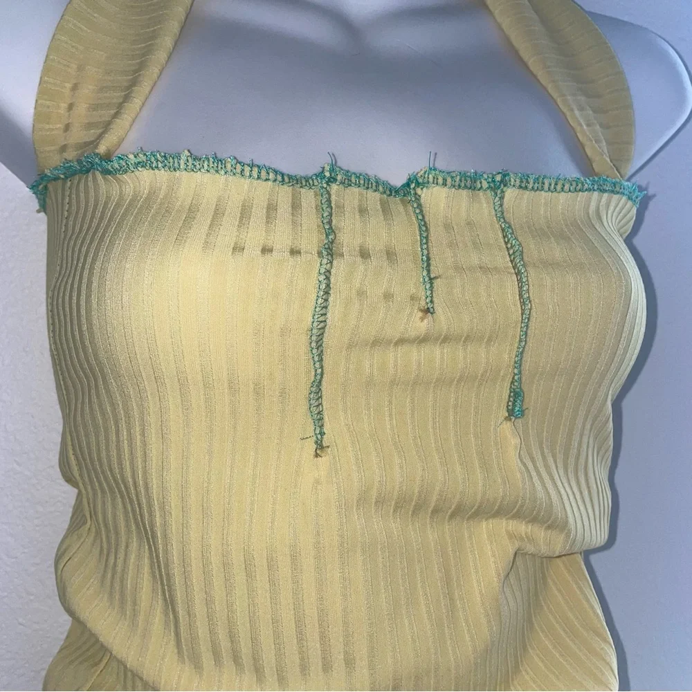 Yellow Ribbed Top - Picture 5 of 5